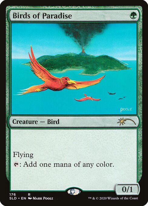 Birds of Paradise — Secret Lair Drop #176, art by Mark Poole