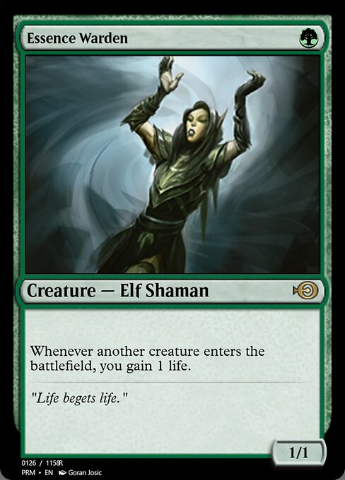 Essence Warden — Magic Online Promos #95481, art by Goran Josic