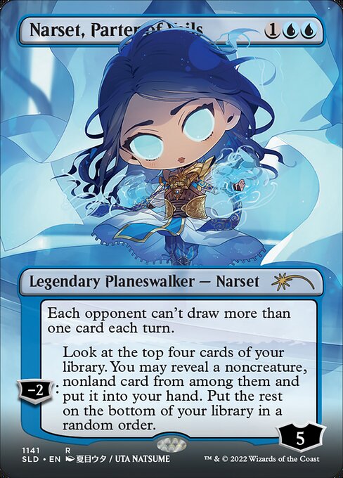 Narset, Parter of Veils — Secret Lair Drop #1141, art by Uta Natsume
