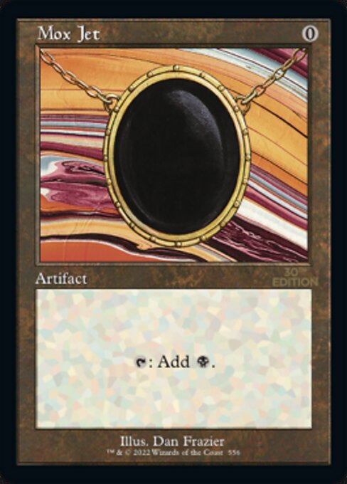 Mox Jet — 30th Anniversary Edition #556, art by Dan Frazier