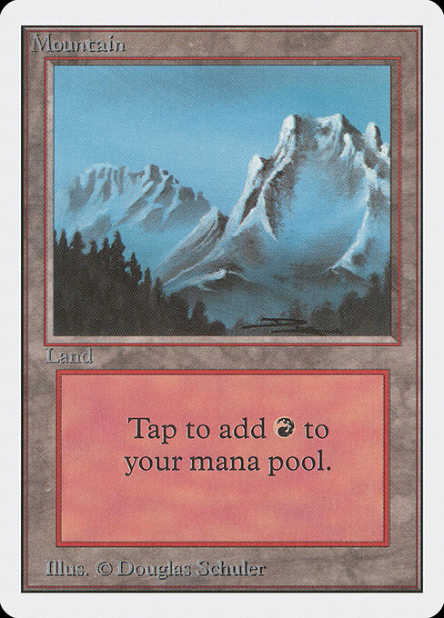 Mountain — Unlimited Edition #298, art by Douglas Shuler
