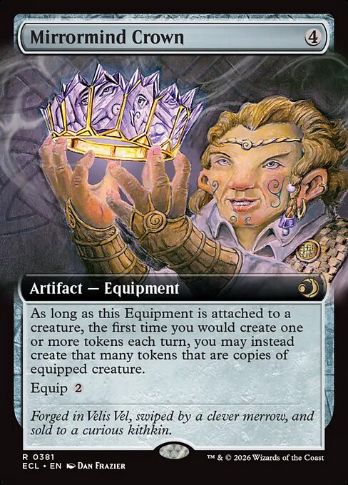 Mirrormind Crown — Lorwyn Eclipsed #381, art by Dan Frazier