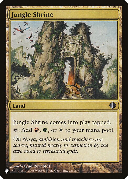 Jungle Shrine — The List #ALA-226, art by Wayne Reynolds