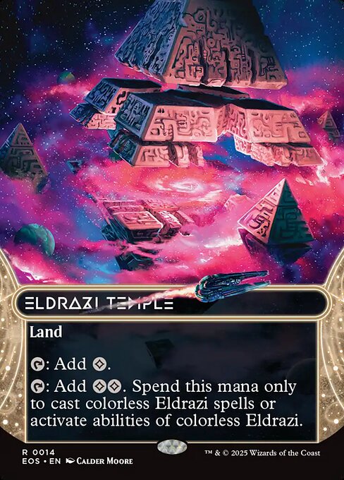 Eldrazi Temple — Edge of Eternities: Stellar Sights #14, art by Calder Moore