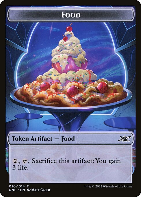 Food — Unfinity Tokens #10, art by Matt Gaser