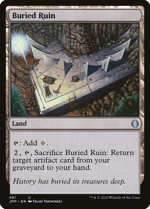 Buried Ruin — Jumpstart #491, art by Franz Vohwinkel
