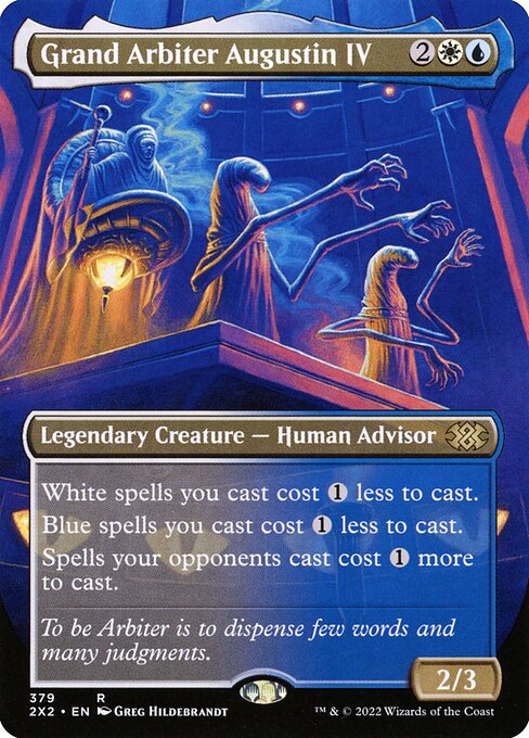 Grand Arbiter Augustin IV — Double Masters 2022 #379, art by Greg Hildebrandt