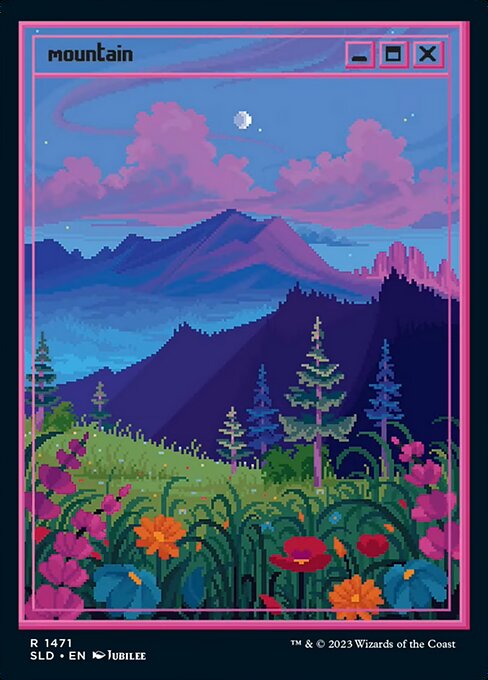 Mountain — Secret Lair Drop #1471, art by Jubilee