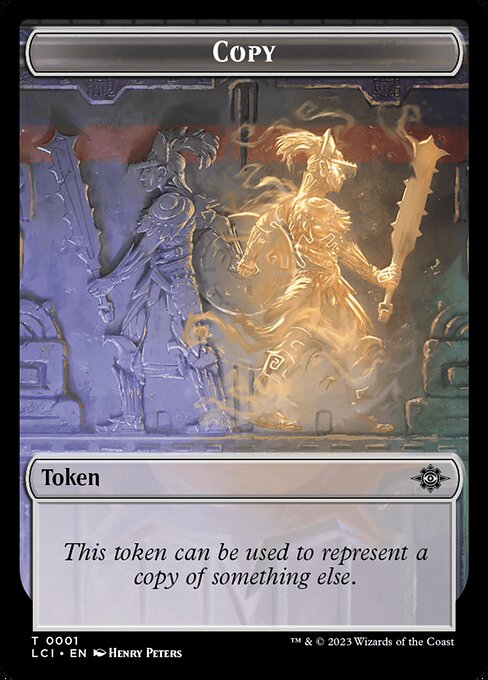 Copy — The Lost Caverns of Ixalan Tokens #1, art by Henry Peters