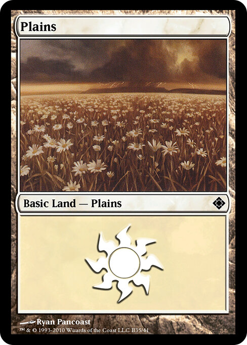 Plains — Magic Online Theme Decks #B35, art by Ryan Pancoast