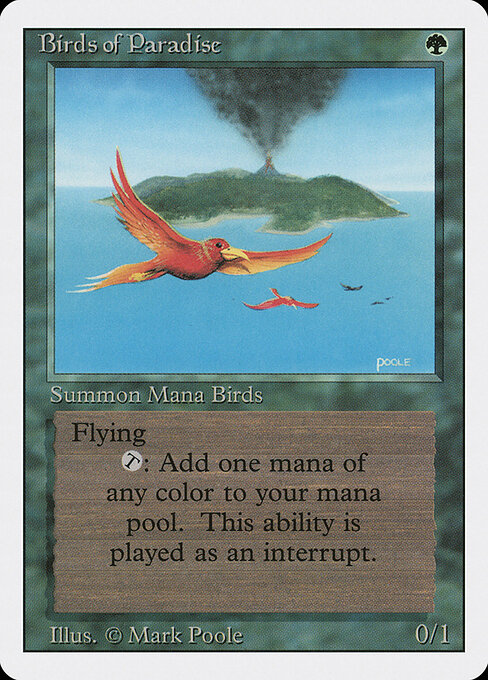 Birds of Paradise — Revised Edition #187, art by Mark Poole