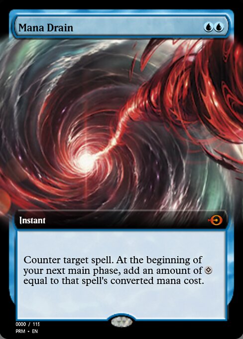 Mana Drain — Magic Online Promos #86070, art by Raymond Swanland