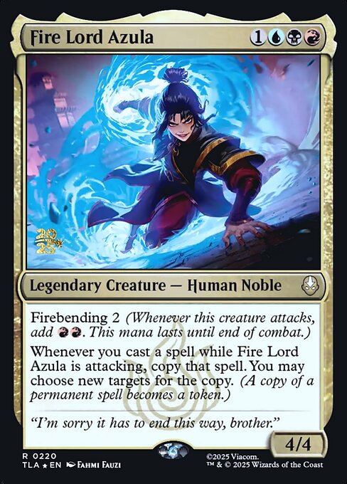 Fire Lord Azula — Avatar: The Last Airbender Promos #220s, art by Fahmi Fauzi