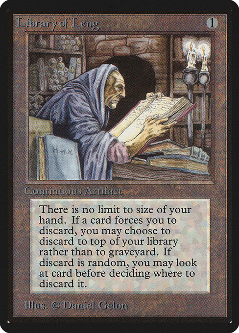 Library of Leng — Limited Edition Beta #258, art by Daniel Gelon