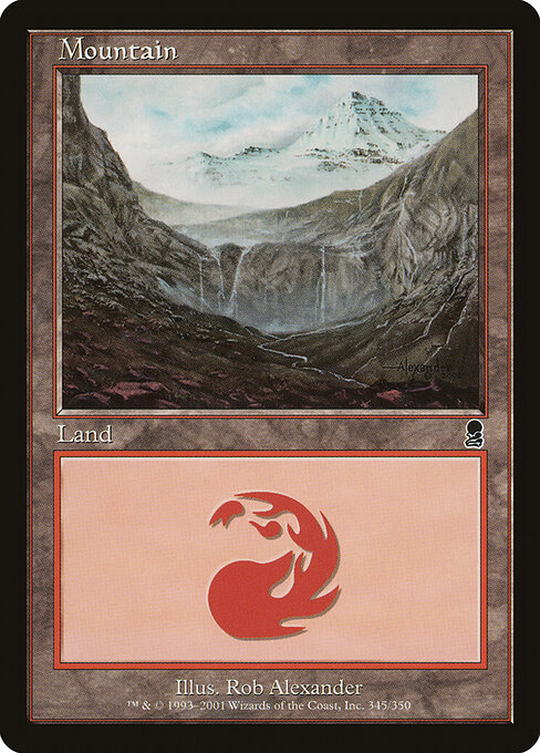 Mountain — Odyssey #345, art by Rob Alexander