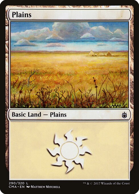 Plains — Commander Anthology #290, art by Matthew Mitchell