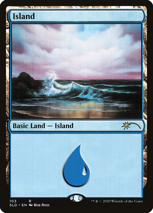 Island — Secret Lair Drop #103, art by Bob Ross