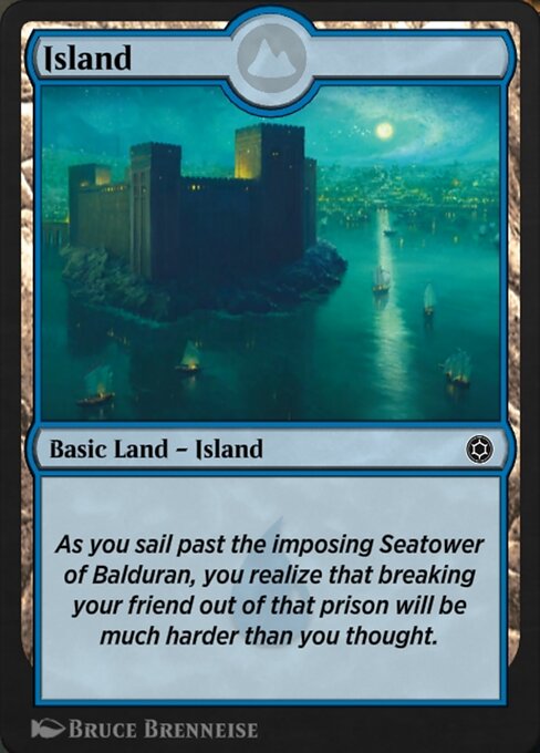 Island — Alchemy Horizons: Baldur's Gate #293, art by Bruce Brenneise