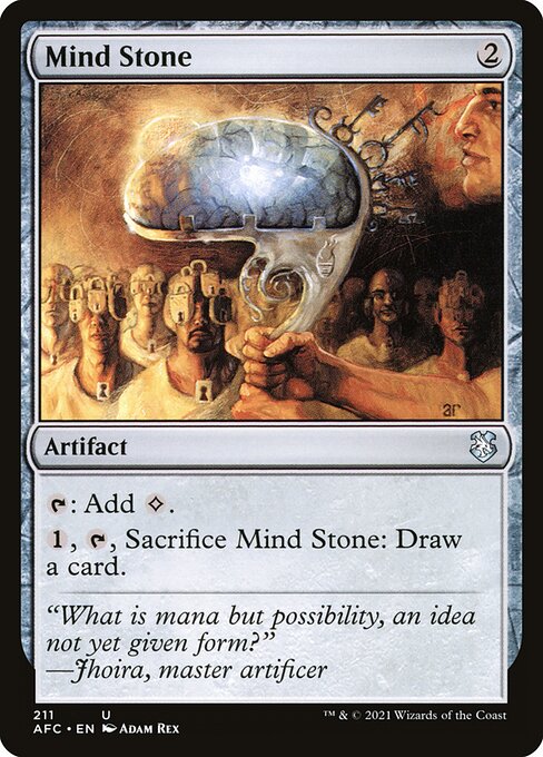 Mind Stone — Forgotten Realms Commander #211, art by Adam Rex