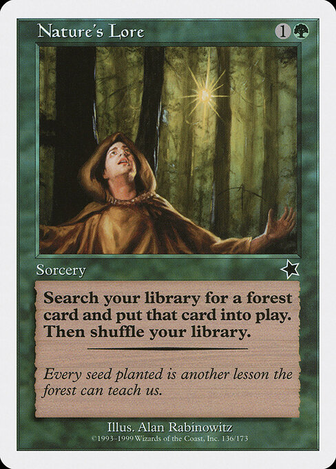Nature's Lore — Starter 1999 #136, art by Alan Rabinowitz
