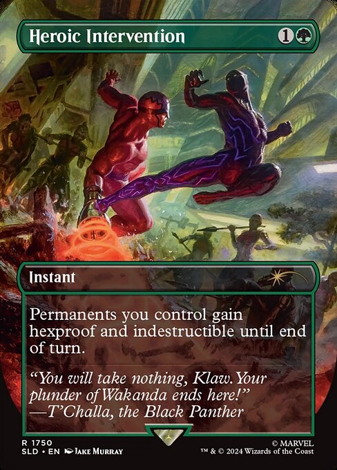 Heroic Intervention — Secret Lair Drop #1750, art by Jake Murray