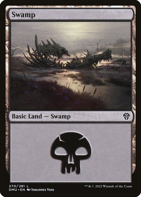 Swamp — Dominaria United #270, art by Johannes Voss