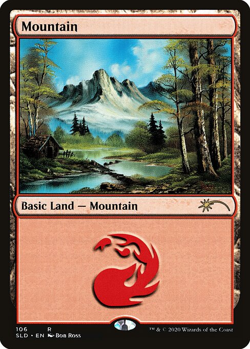 Mountain — Secret Lair Drop #106, art by Bob Ross
