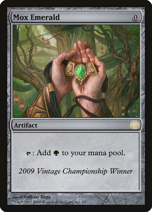 Mox Emerald — Vintage Championship #2009, art by Volkan Baǵa