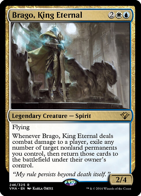 Brago, King Eternal — Vintage Masters #246, art by Karla Ortiz