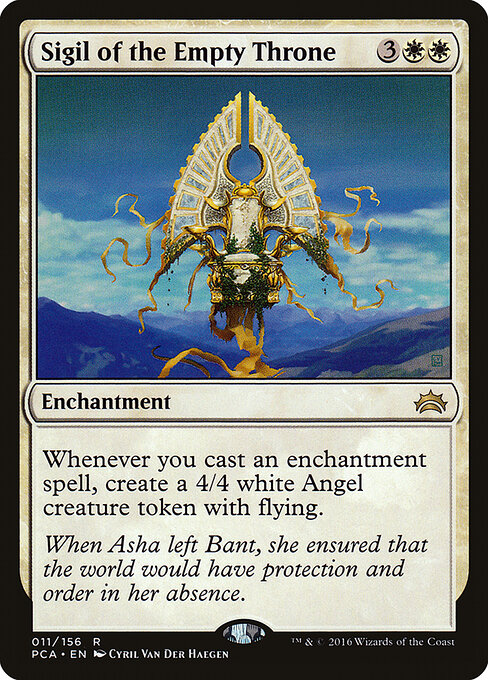 Sigil of the Empty Throne — Planechase Anthology #11, art by Cyril Van Der Haegen