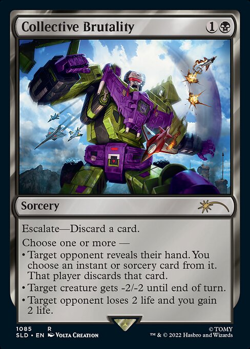 Collective Brutality — Secret Lair Drop #1085, art by Volta Creation
