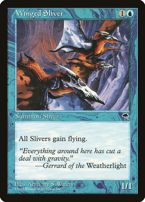 Winged Sliver — Tempest #106, art by Anthony S. Waters