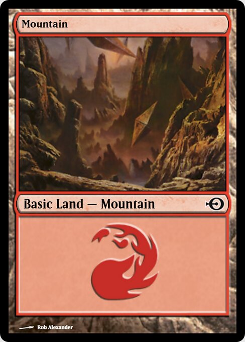 Mountain — Magic Online Promos #40054, art by Rob Alexander