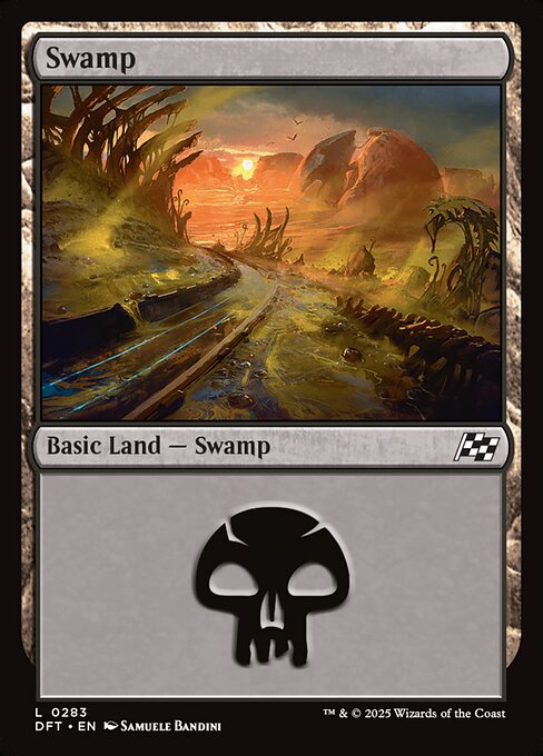 Swamp — Aetherdrift #283, art by Samuele Bandini