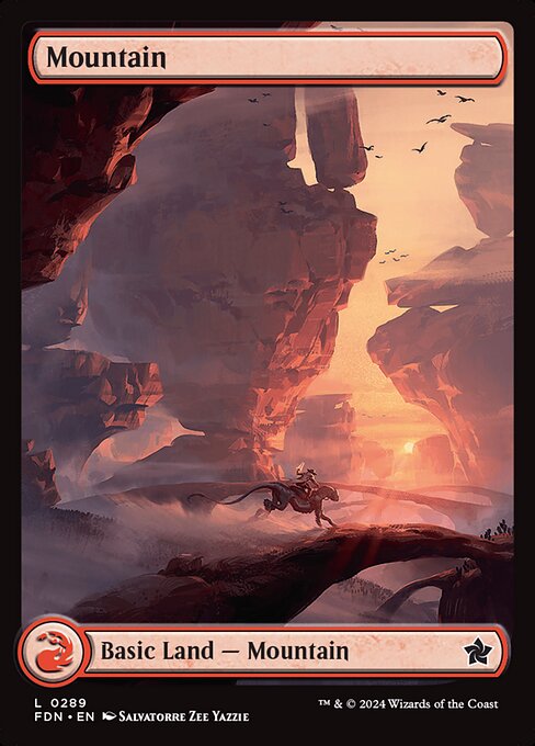 Mountain — Foundations #289, art by Salvatorre Zee Yazzie
