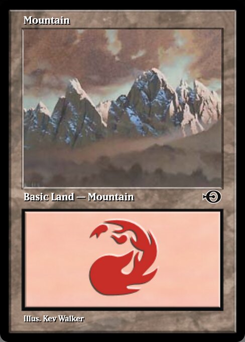 Mountain — Magic Online Promos #277, art by Kev Walker
