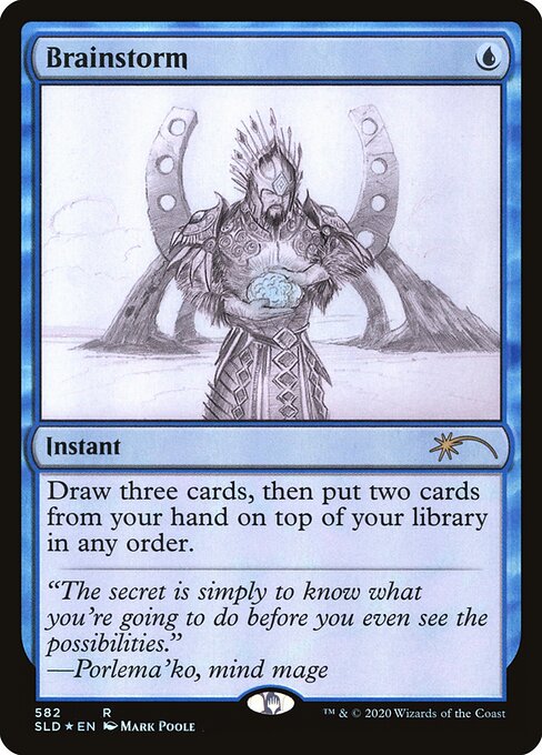 Brainstorm — Secret Lair Drop #582, art by Mark Poole