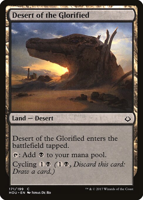 Desert of the Glorified — Hour of Devastation #171, art by Jonas De Ro