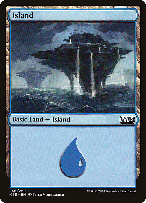 Island — Magic 2015 #256, art by Peter Mohrbacher