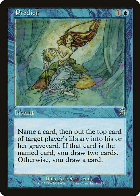 Predict — Odyssey #94, art by Rebecca Guay