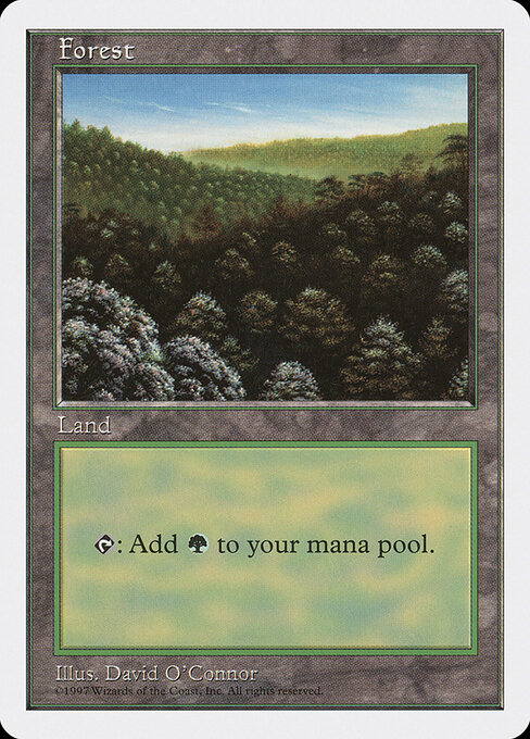 Forest — Fifth Edition #446, art by David O'Connor