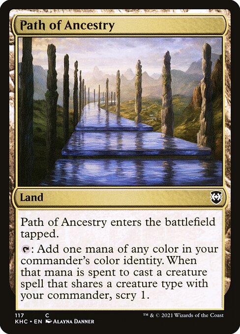 Path of Ancestry — Kaldheim Commander #117, art by Alayna Danner