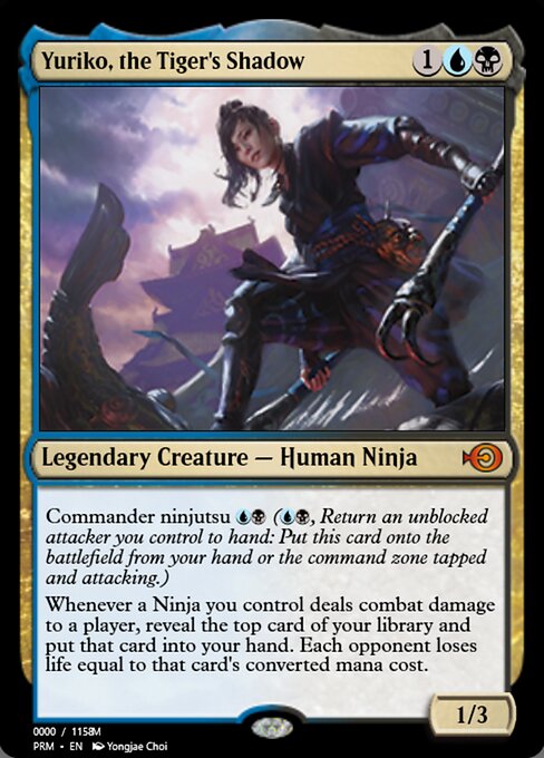 Yuriko, the Tiger's Shadow — Magic Online Promos #86214, art by Yongjae Choi