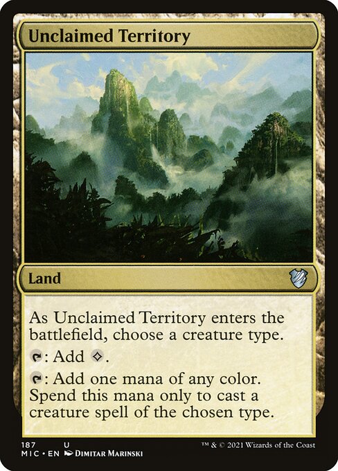 Unclaimed Territory — Midnight Hunt Commander #187, art by Dimitar Marinski