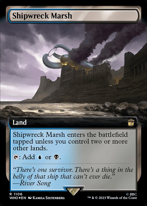 Shipwreck Marsh — Doctor Who #1106, art by Kamila Szutenberg