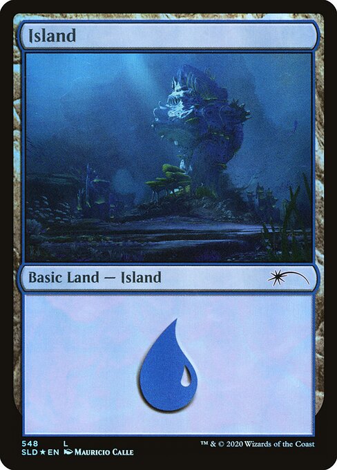 Island — Secret Lair Drop #548, art by Mauricio Calle