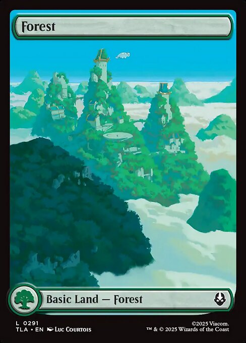 Forest — Avatar: The Last Airbender #291, art by Luc Courtois