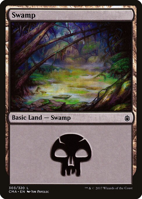 Swamp — Commander Anthology #303, art by Jim Pavelec