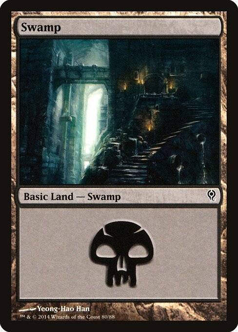 Swamp — Duel Decks: Jace vs. Vraska #80, art by Yeong-Hao Han