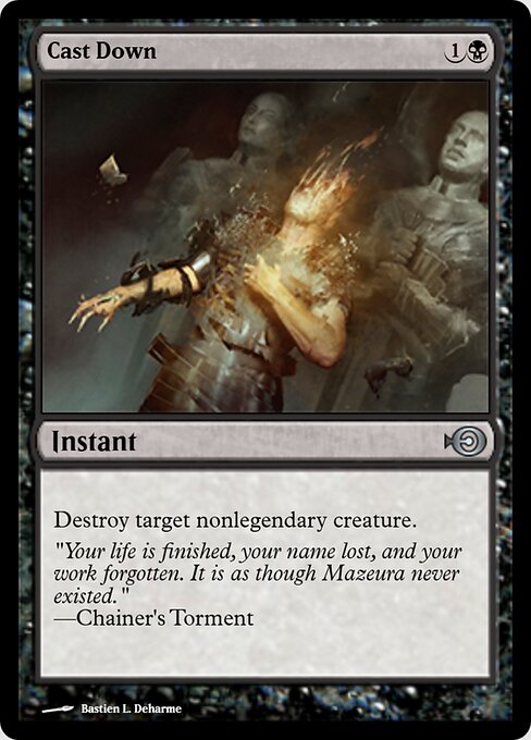 Cast Down — Magic Online Promos #68049, art by Bastien L. Deharme